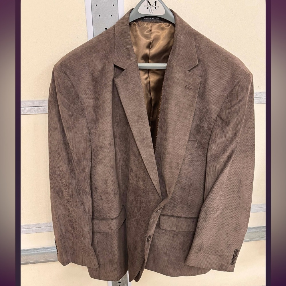 Jones New York suede Classic brown Tan Blazer XL - Picture 1 of 5